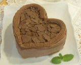 ハートのチョコレートケーキ☆★☆作り方21写真