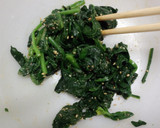 鯖の竜田焼き～ほうれん草の胡麻和え添え作り方4写真