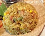 炊飯器のみdeしっかり味なカレーピラフ♡作り方10写真