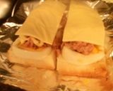 ツナ＆茹で玉子のガッチリ朝ご飯トースト作り方4写真