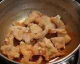 つぼみ丸の鳥皮のから揚げ　味噌味作り方6写真