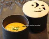 電子レンジでＯＫ☆パンプキンスープ卵風味作り方4写真