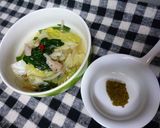鶏がらスープDEもつ鍋作り方6写真