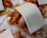 野菜たっぷりパンピザ作り方3写真