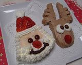 簡単クリスマスケーキ✿サンタ＆トナカイ作り方14写真