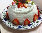 クリスマスケーキ白いお山作り方9写真