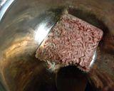同時に2品！ﾐｰﾄｿｰｽ＆ﾊﾝﾊﾞｰｸﾞ作り方2写真