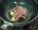 しめじとベーコンの和風クリームパスタ作り方2写真