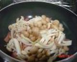 しめじとベーコンの和風クリームパスタ作り方3写真