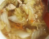 あつあつ～野菜ととりひき肉のおうどん作り方5写真