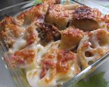 フランスパンの野菜チーズ焼き作り方9写真