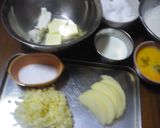簡単混ぜるだけの✿りんごチーズケーキ作り方1写真