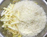 パン粉でさっくり・ネギの洋風お好み焼き？作り方3写真