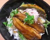 ごはんモリモリ～☆いわしの蒲焼き丼♪作り方9写真