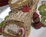 ブッシュドノエル☆モカバタークリーム作り方11写真