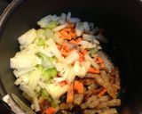 野菜たっぷり　パンチェッタスープ作り方2写真