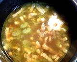 野菜たっぷり　パンチェッタスープ作り方3写真