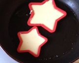 苺サンタとクリスマスツリーのホットケーキ作り方4写真