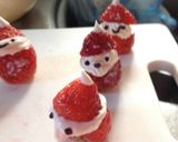 苺サンタとクリスマスツリーのホットケーキ作り方9写真