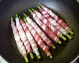 焼肉のタレで簡単に＊アスパラの豚バラ巻き作り方2写真