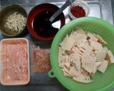 筍と鶏挽き肉のそぼろ煮作り方1写真