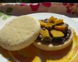 冬至かぼちゃトースト。作り方5写真