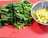 ほうれん草とコーンのソテー（お弁当にも）作り方1写真