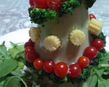 豆腐とブロッコリーの和風クリスマスツリー作り方8写真