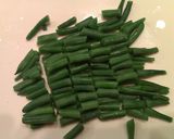 簡単☆しっとりササミといんげんの胡麻マヨ作り方5写真