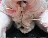 丸鶏のローストチキン☆簡単・皮パリパリ作り方6写真