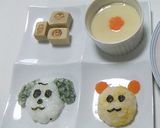 １歳の誕生日☆お祝い離乳食プレート作り方3写真