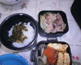 運動会のお弁当♡お吸い物の素入り卵焼き作り方2写真