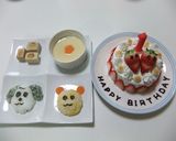 １歳の誕生日☆お祝い離乳食プレート作り方4写真