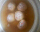 土鍋で具沢山・鶏肉団子スープ（おかず鍋）作り方4写真