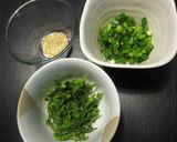 マグロとアボガドの胡麻油入りだれの丼作り方2写真