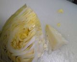 キャベツと豚こまのズボラ煮作り方1写真