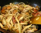 ■きのことベーコンのホットミルクパスタ■作り方4写真