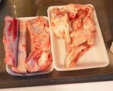 沖縄ソバ風豚骨牛骨出汁うどん作り方1写真