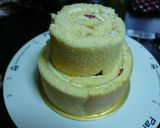 簡単☆ロールケーキのタワー☆作り方14写真