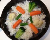 残りカレーで半熟卵のドリア作り方4写真
