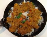 残りカレーで半熟卵のドリア作り方5写真