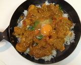残りカレーで半熟卵のドリア作り方6写真