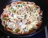 ピザソース不要、パリパリ食感のPIZZA作り方5写真