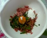 大葉が香る*蓮根の挽肉はさみ照り焼き作り方3写真