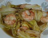 海老と白菜の塩あんかけ作り方4写真