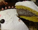 スノーマンのケーキ作り方6写真