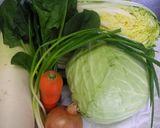 めっけもん♪身近な野菜の七草かゆ風作り方1写真
