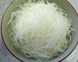 ツナとせん切り大根の醤油麹丼　レモン風味作り方2写真