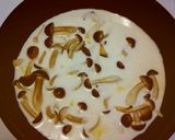 ホットミルクで茸の和風リゾット♡作り方4写真