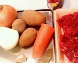 圧力鍋でホロホロお肉のビーフシチュー作り方1写真